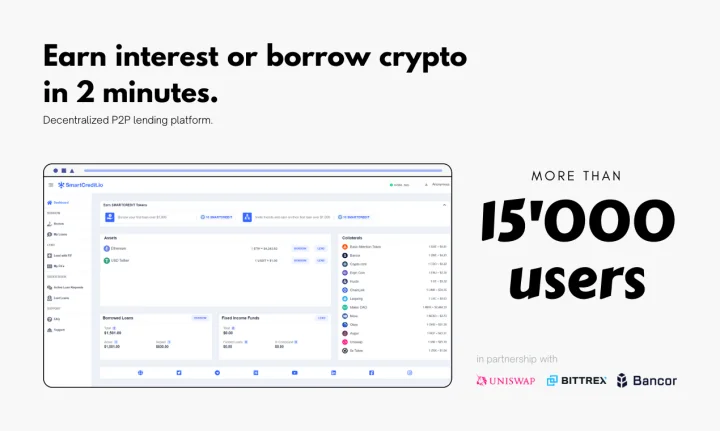 Screenshot of SmartCredit.io website
