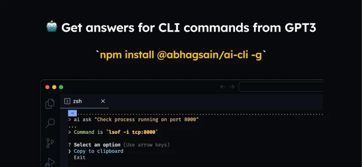 Screenshot of AI CLI website