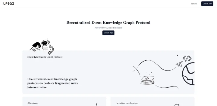 Screenshot of UPTO3 website