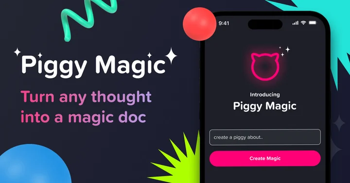 Screenshot of Piggy Quiz Maker website
