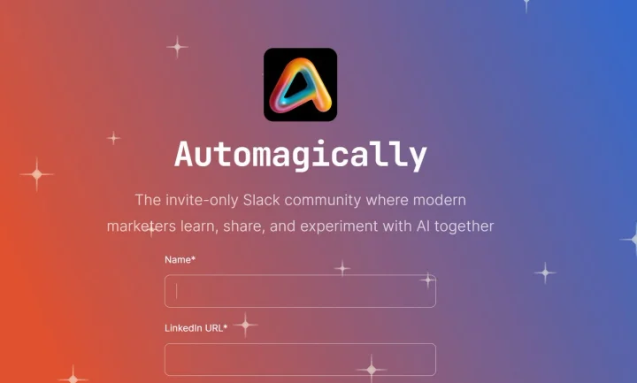 Screenshot of Automagically website